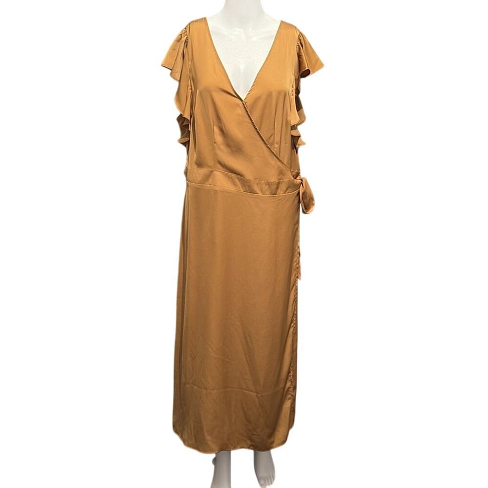 Who What‎ Wear Brown Maxi Dress 1X